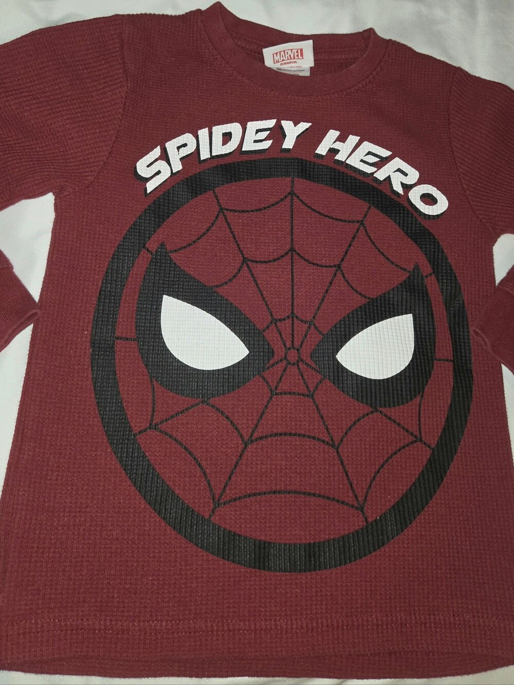 Marvel Red Spider-Man "Spidey Hero" Graphic Pullover. Kids sz 6